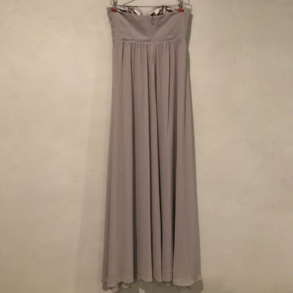 H&M gray bridesmaid dress - Picture 3 of 4